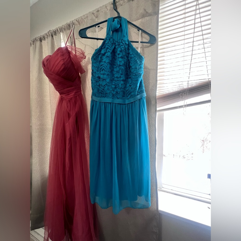 David’s Bridal Short Bridesmaid Dress